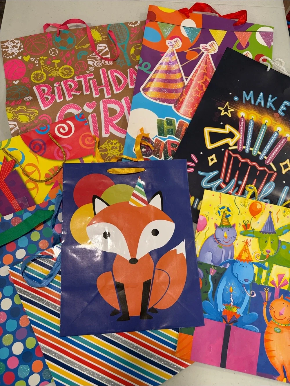 8 Birthday Gift Bags